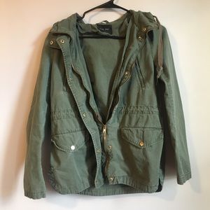 Love Tree Green Military/ Utility Jacket
